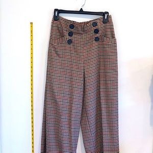 Zara plaid pants